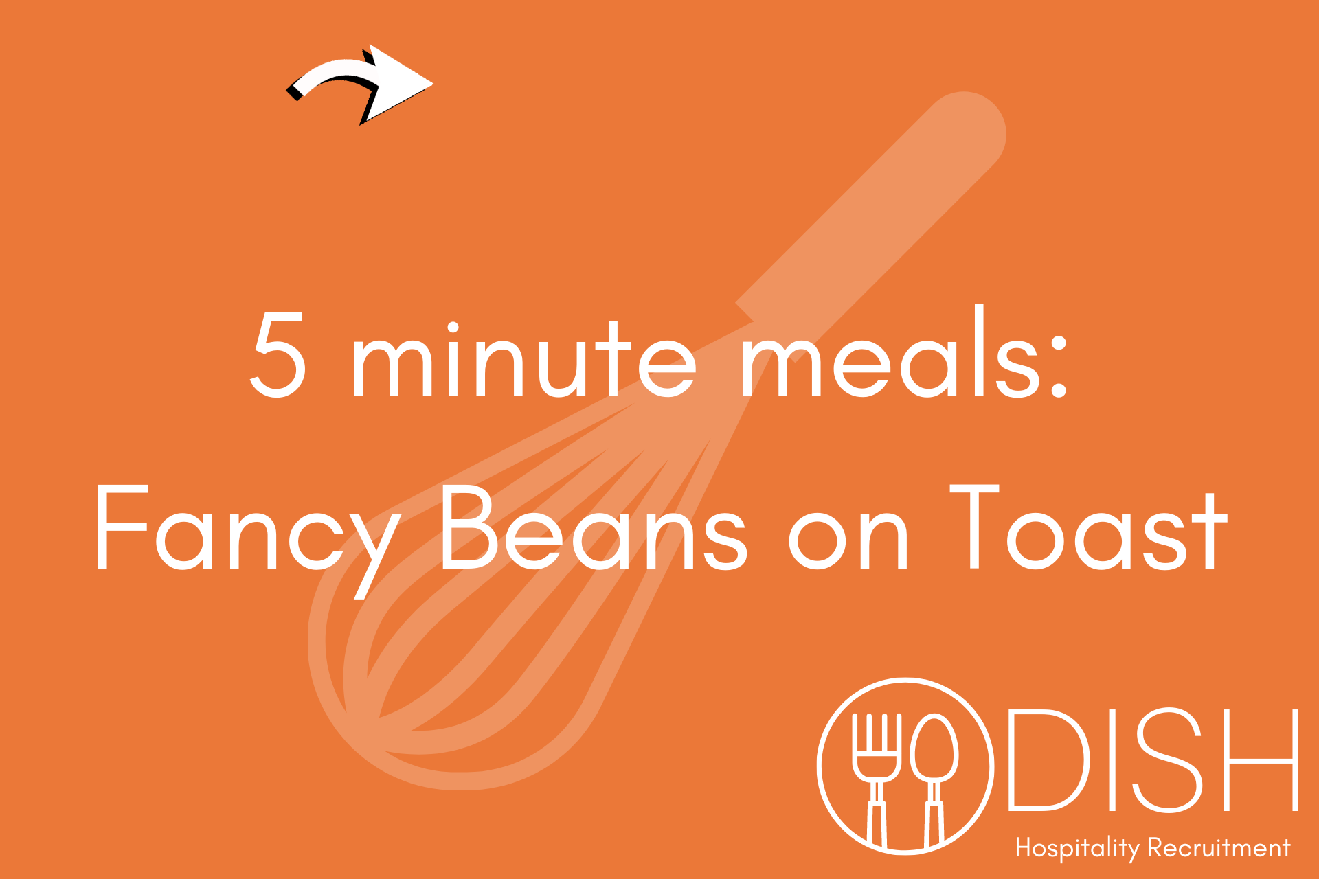 5 minute meals: Fancy Beans on Toast