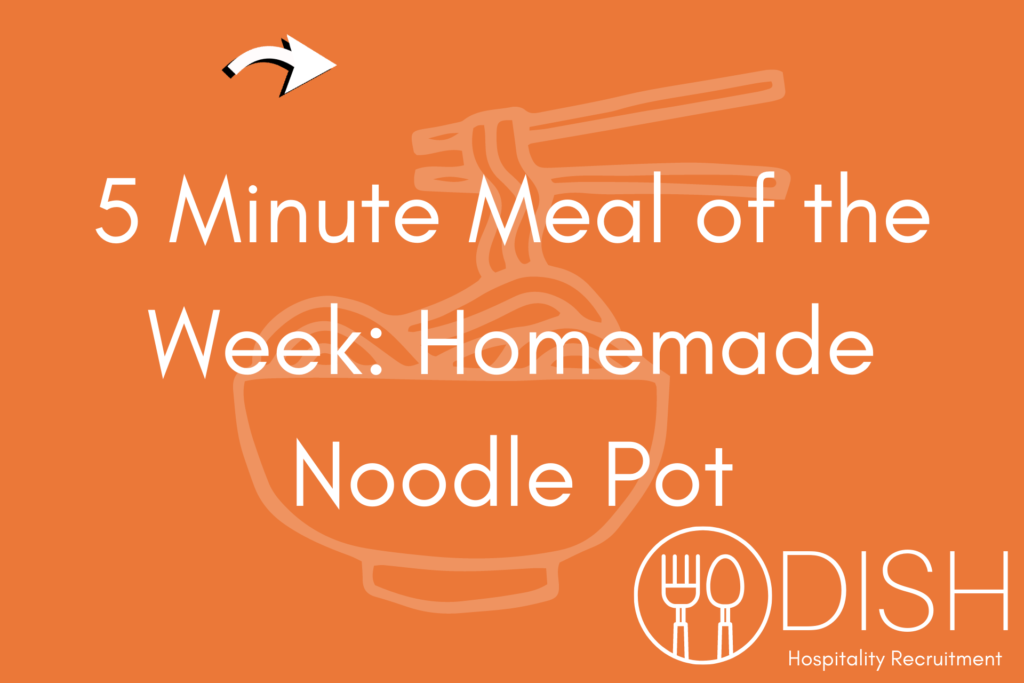 5 Minute Meal of the Week: Homemade Noodle Pot