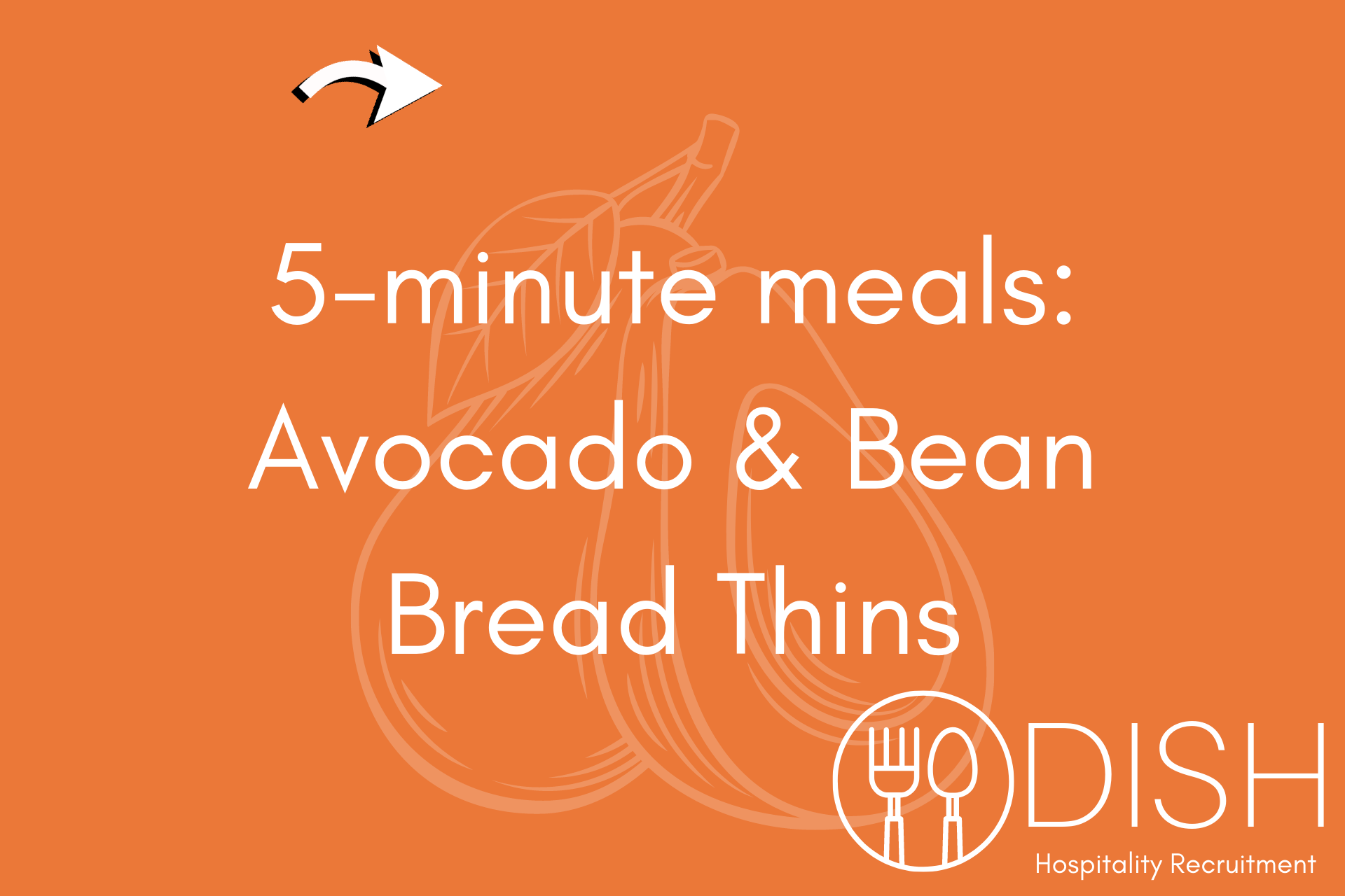 5 Minute Meal of the Week: Avocado & Bean Bread Thins
