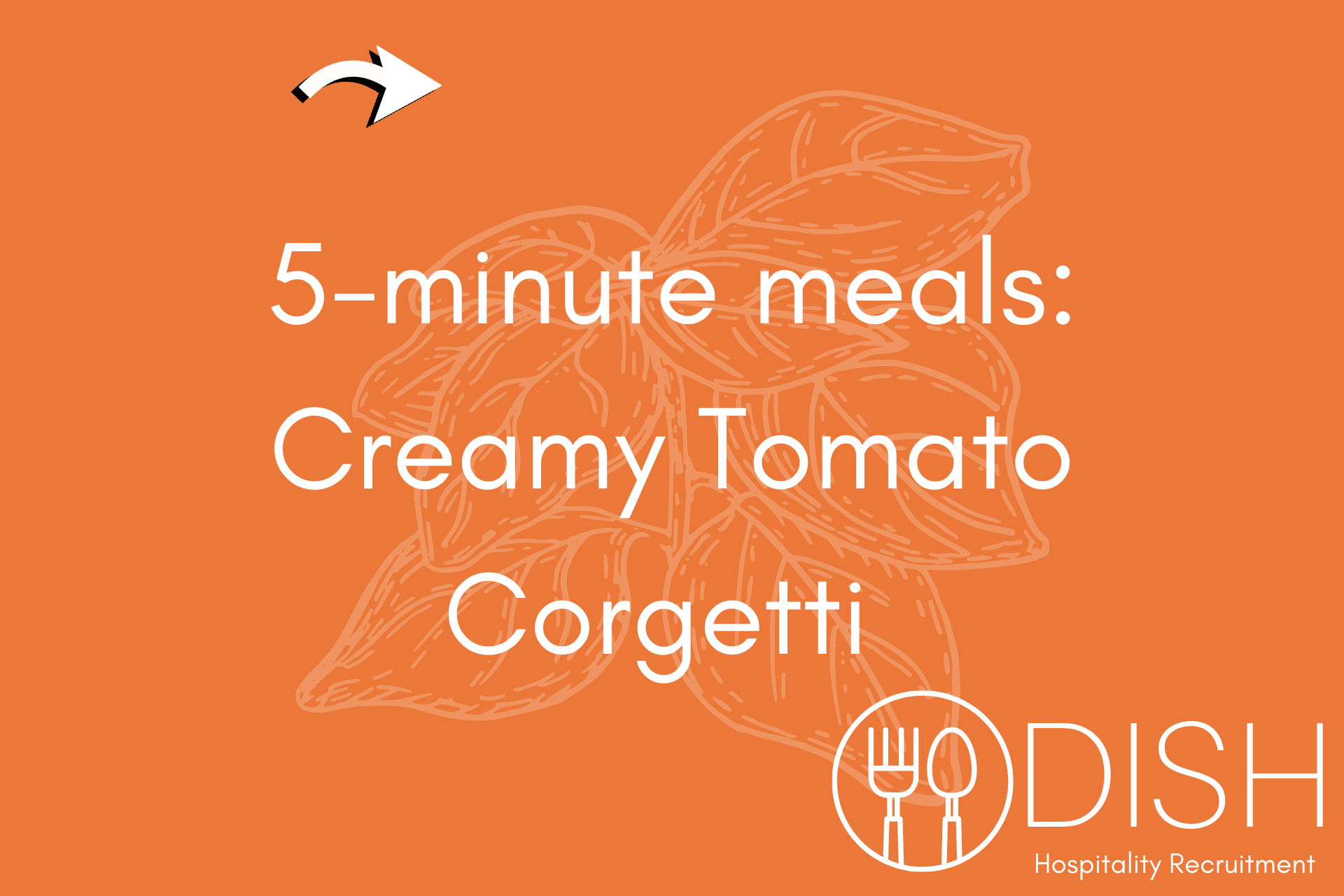 5 Minute Meal of the Week: Creamy Tomato Corgetti