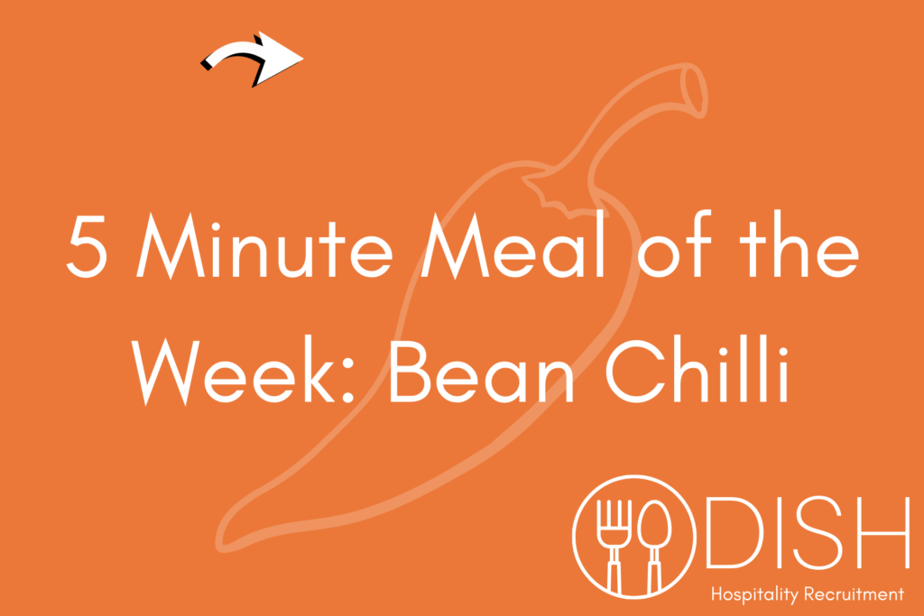 5 Minute Meal of the Week: Bean Chilli
