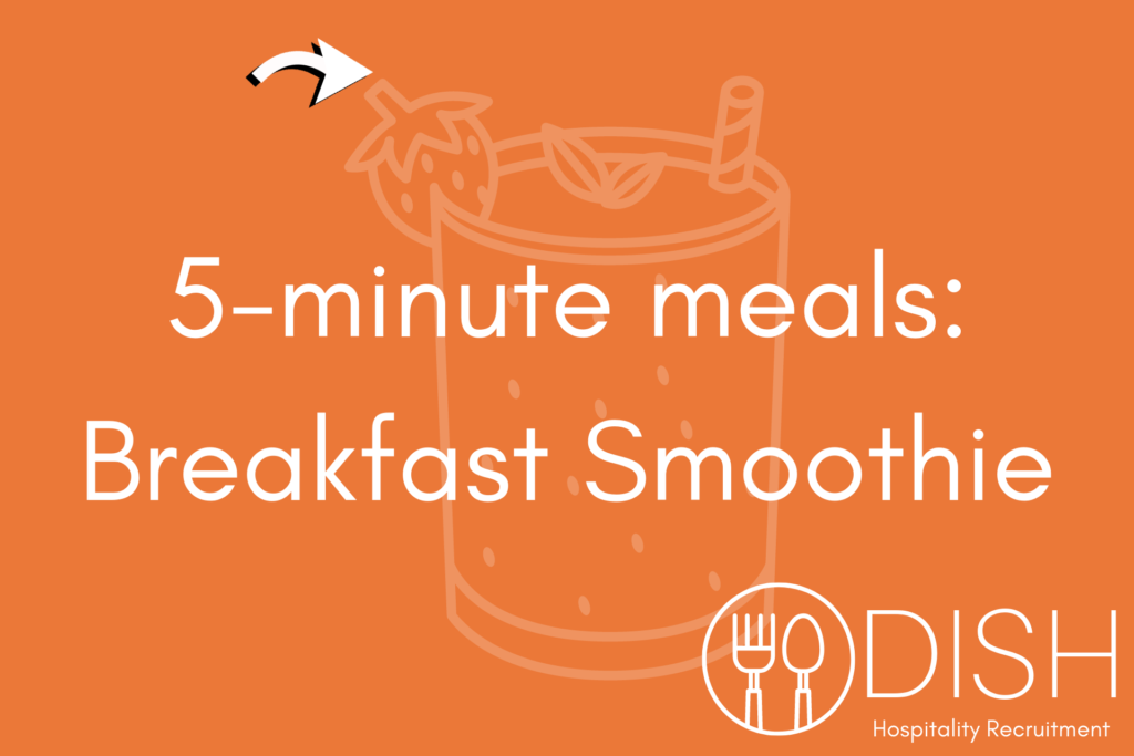 5 Minute Meal of the Week: Breakfast Smoothie