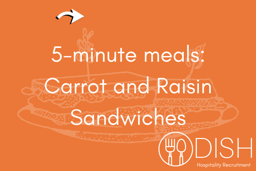 5 Minute Meal of the Week: Carrot and Raisin Sandwiches