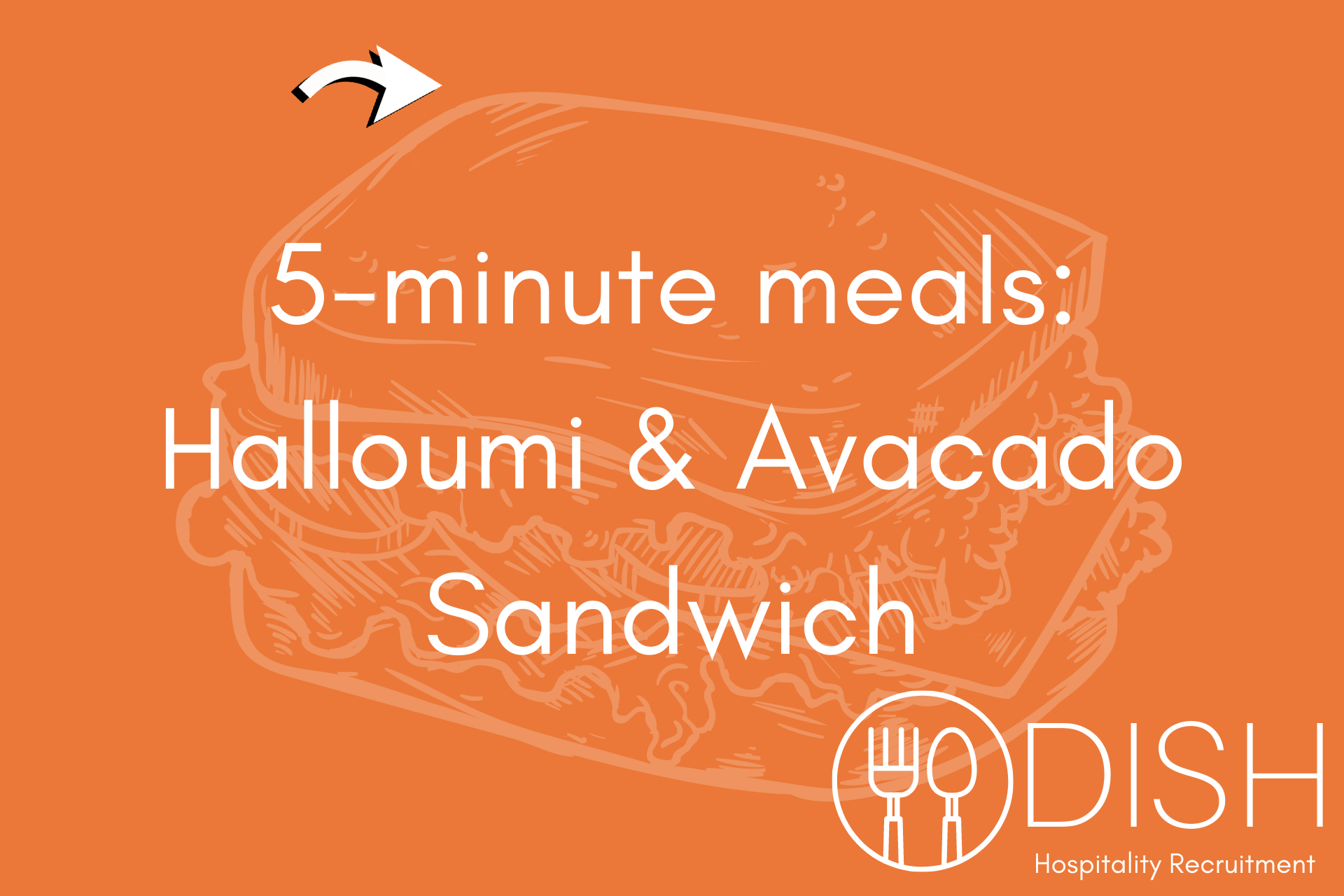 5 Minute Meal Of The Week Halloumi Avocado Sandwich DISH
