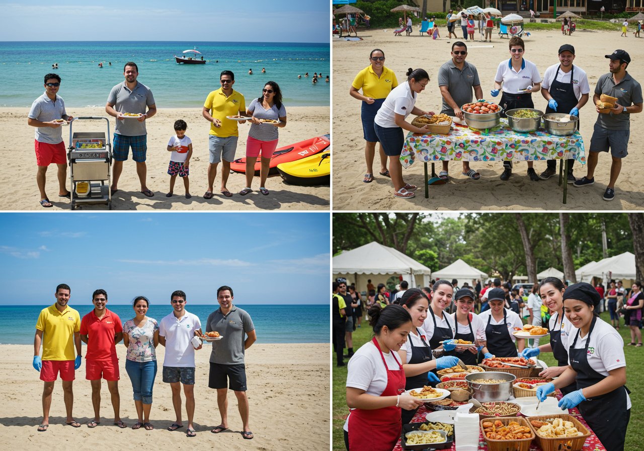 Seasonal staffing solutions for coastal resorts and festival caterers cover